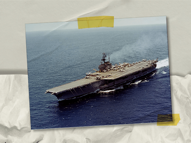 (Imagem: USS Forrestal/Arte Migalhas) (Imagem: USS Forrestal/Arte Migalhas)