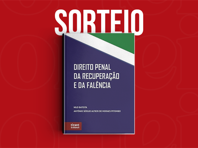 Resultado do sorteio da obra "Direito Penal da Recuperação e da Falência"